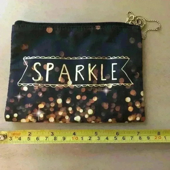 Lot of 5 Bath & Body Works Zipper Makeup Bag Glitter Cosmetic Bag - Picture 10 of 12